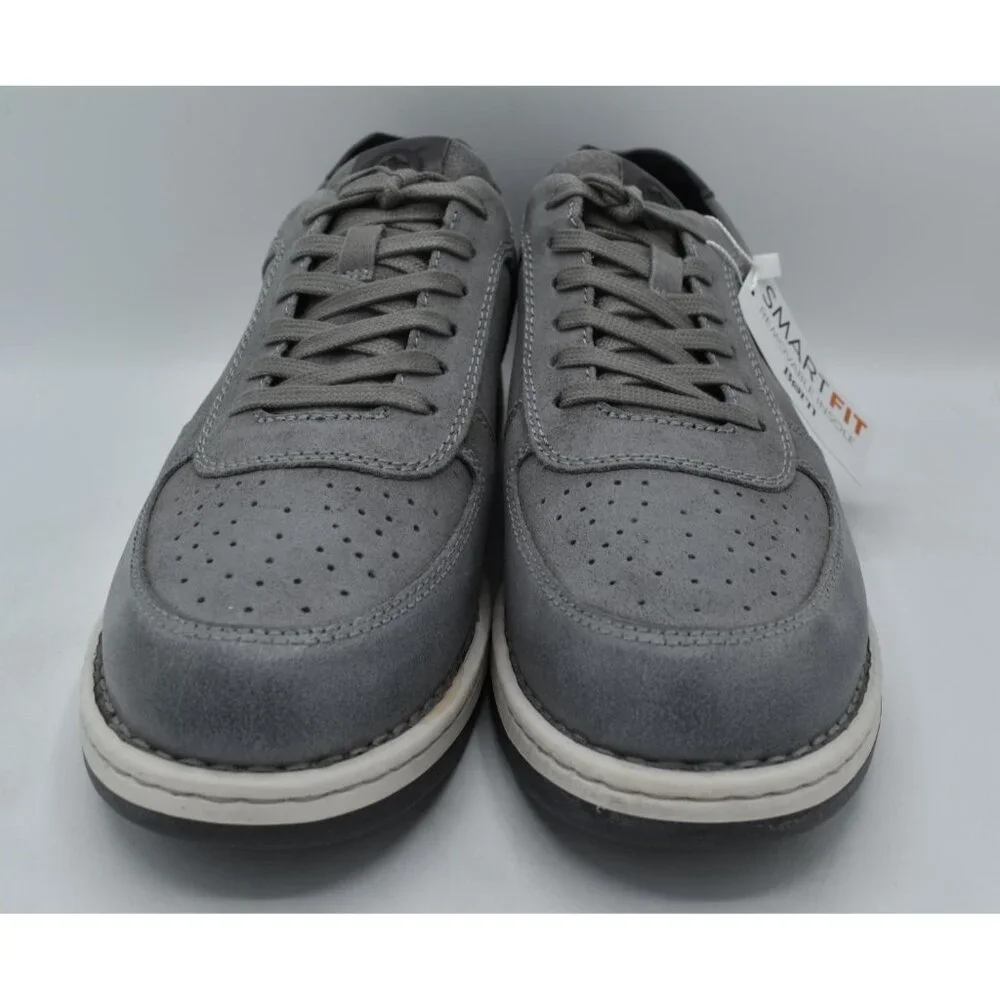 Born Mens Size 11.5‎ Captain Grey Distressed Leather Lace Up Sneakers Shoes